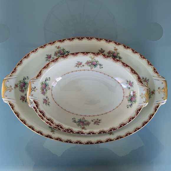 Meito Ivory China Keepsake (Versailles) Serving Pieces - Vintage 1940's - Picture 14 of 14